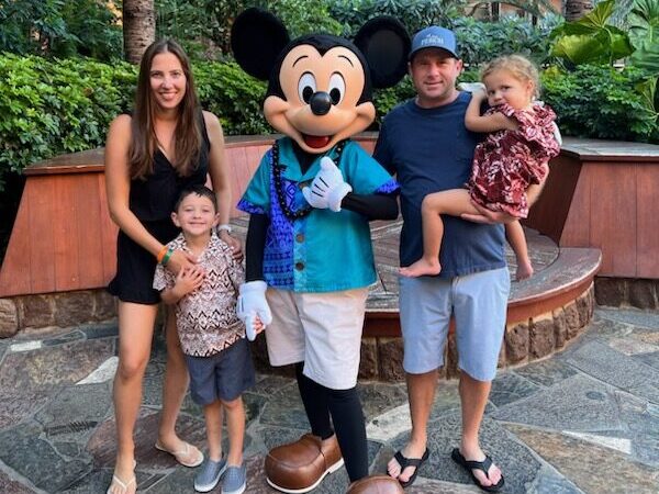 Benjamin Carmona and his family on a Disney adventure together
