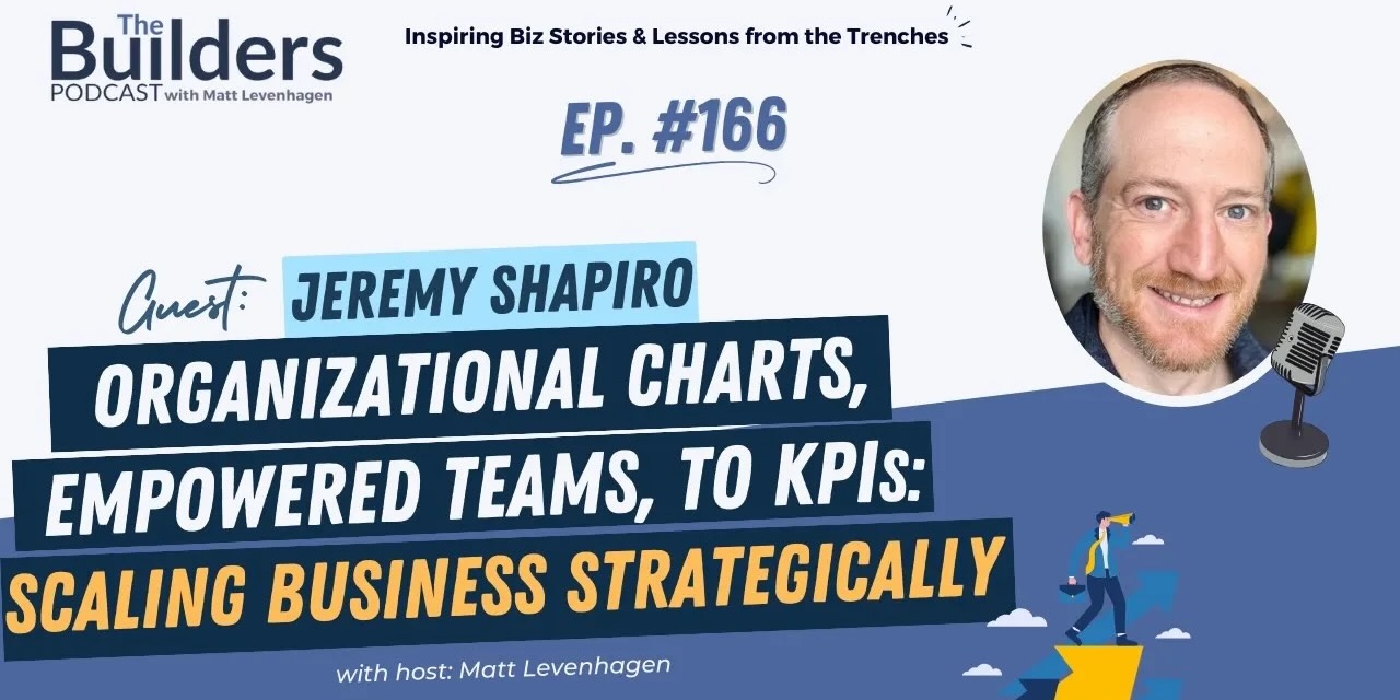 The Builders: Org Charts, Empowered Teams, to KPIs: Scaling Your Business Strategically